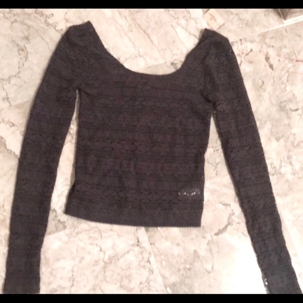 SOLD Abercrombie mesh crop (top trades accepted!)